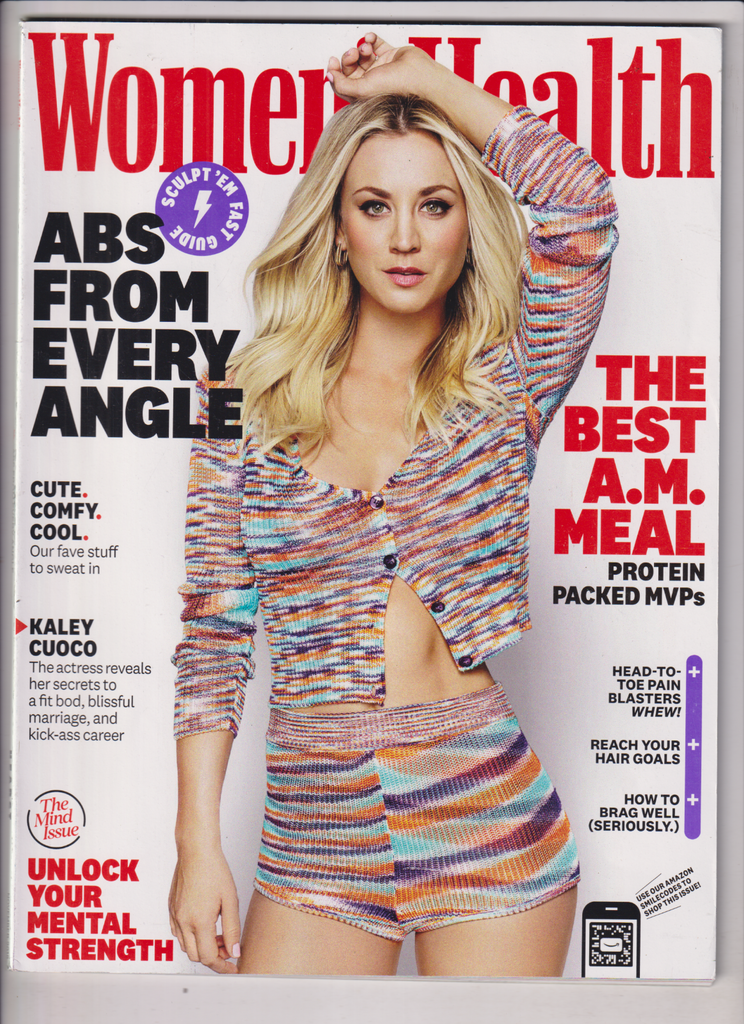Women's Health Mag Kaley Cuoco The Best AM Meal November 2018 010320nonr