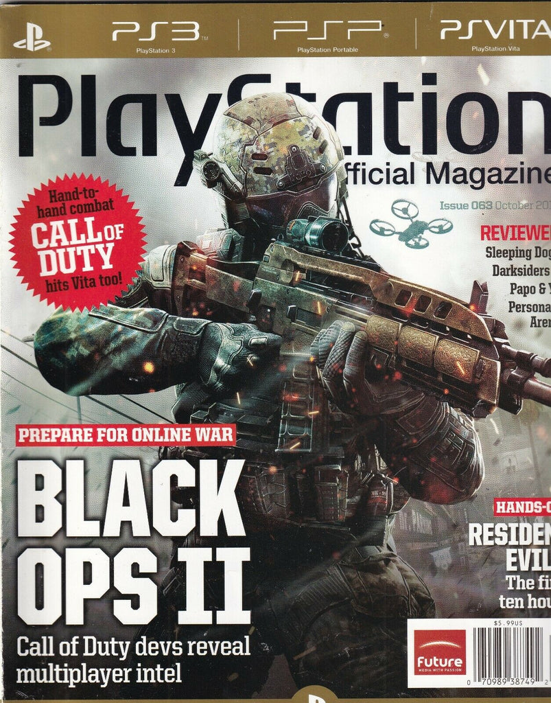 Playstation Mag Black Ops II Resident Evil 6 October 2012 092519nonr
