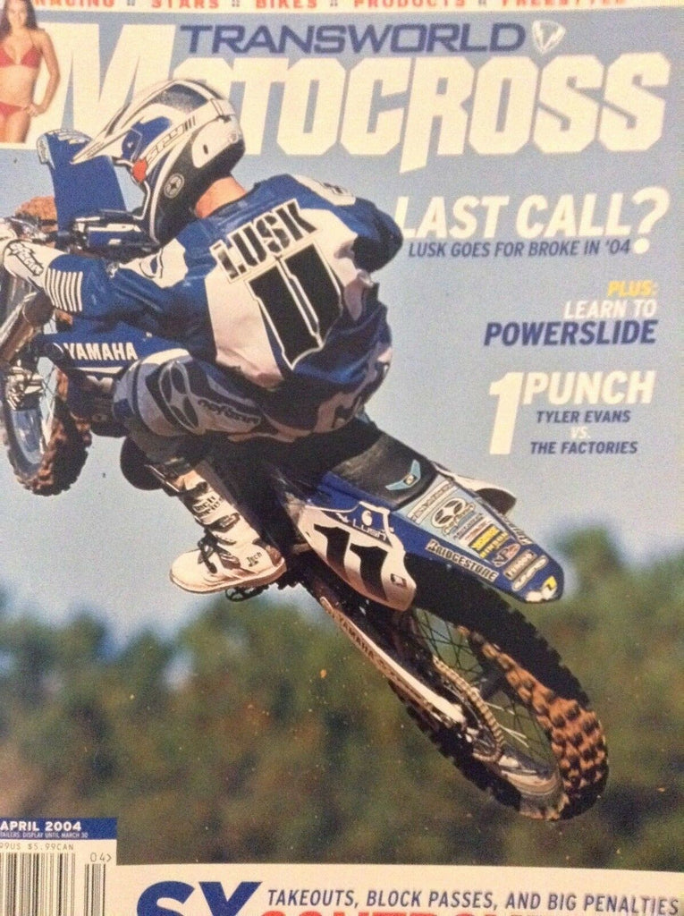 Transworld Motocross Magazine Tyler Evans The Factories April 2004 122318nonrh