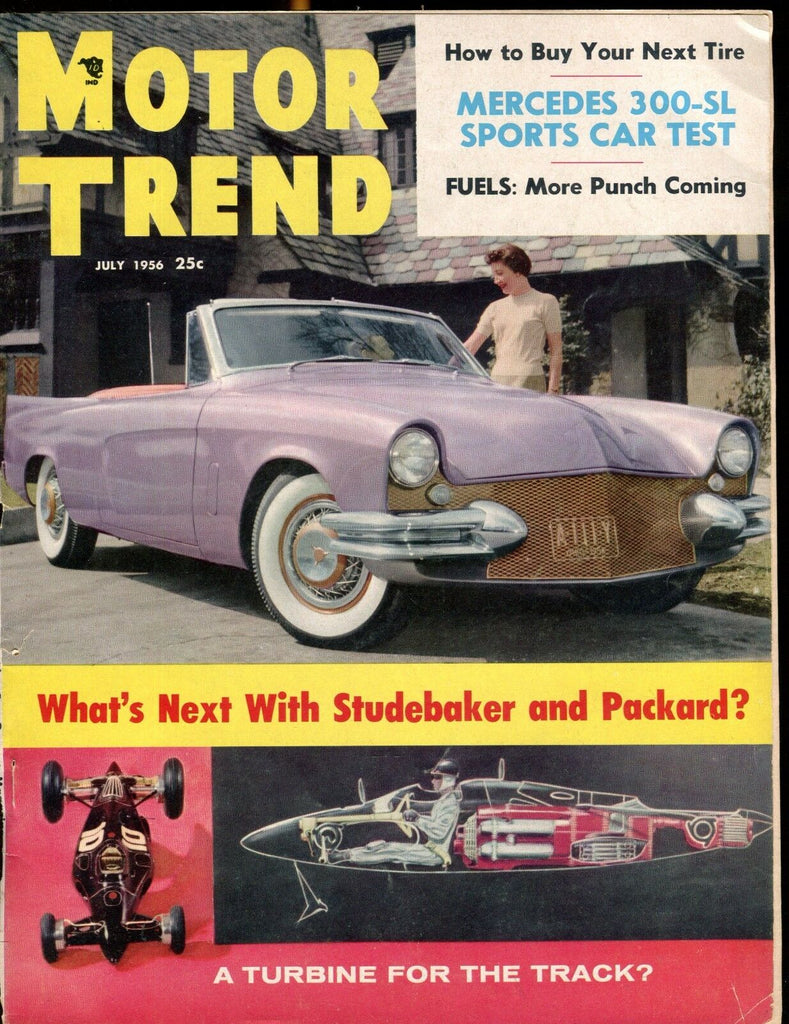 Motor Trend Magazine July 1956 Studebaker VG No ML 030117nonjhe