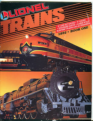 Lionel Electric Trains & Accessories 1992 Book One Catalog EX 071016jhe2