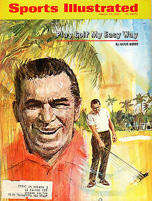 Sports Illustrated Magazine March 25 1968 Julius Boros EX 060716jhe