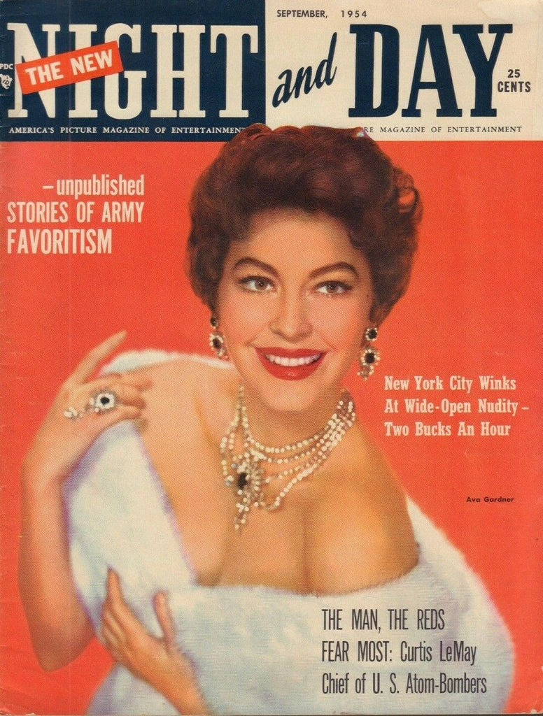 Night & Day September 1954 Marilyn Monroe Ava Gardner Sophia Loren 021819DBE