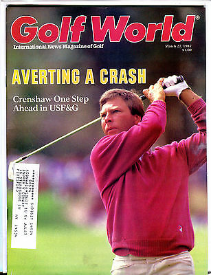 Golf World Magazine March 27 1987 Ben Crenshaw EX 080816jhe