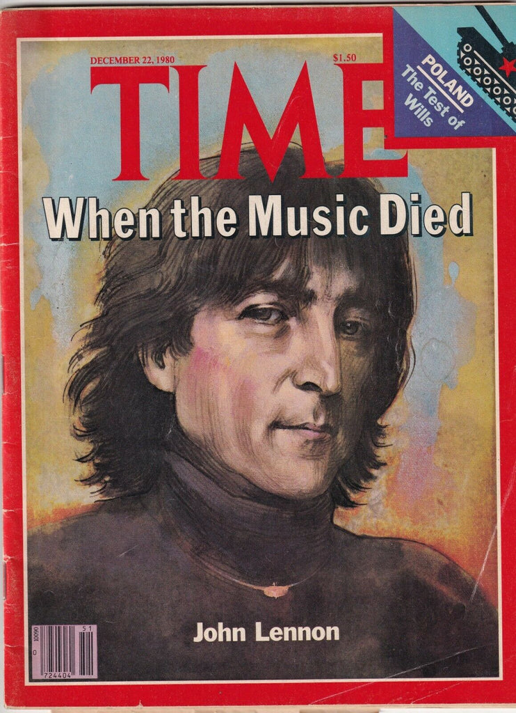 Time Magazine John Lennon When Music Died December 22, 1980 051919nonr