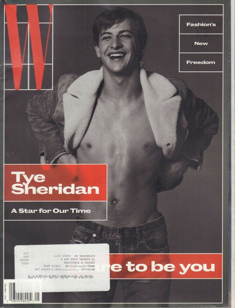 W Magazine Volume 3 2018 Tye Sheridan Tiffany Haddish Theo Sion 011419DBE