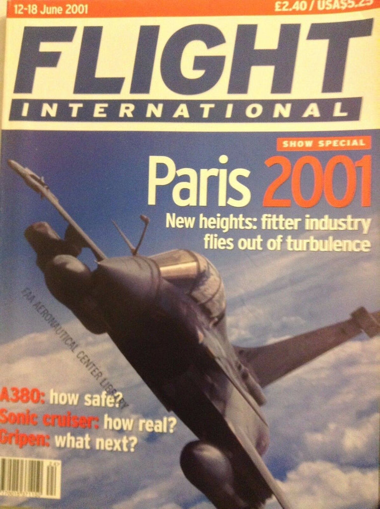 Flight International Magazine Paris New Heights June 2001 FAL 091717nonrh