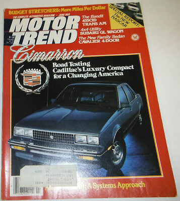 Motor Trend Magazine Cadillac's Luxury Compact June 1981 080514R1