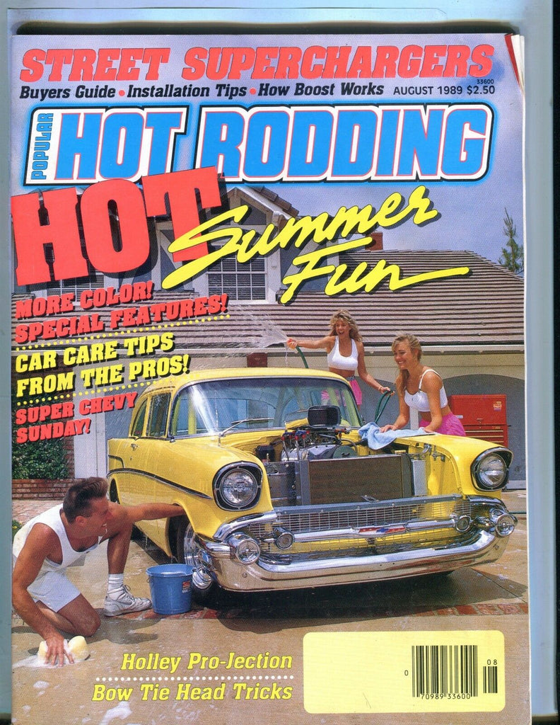 Popular Hot Rodding Magazine August 1989 Summer Fun EX No ML 050317nonjhe