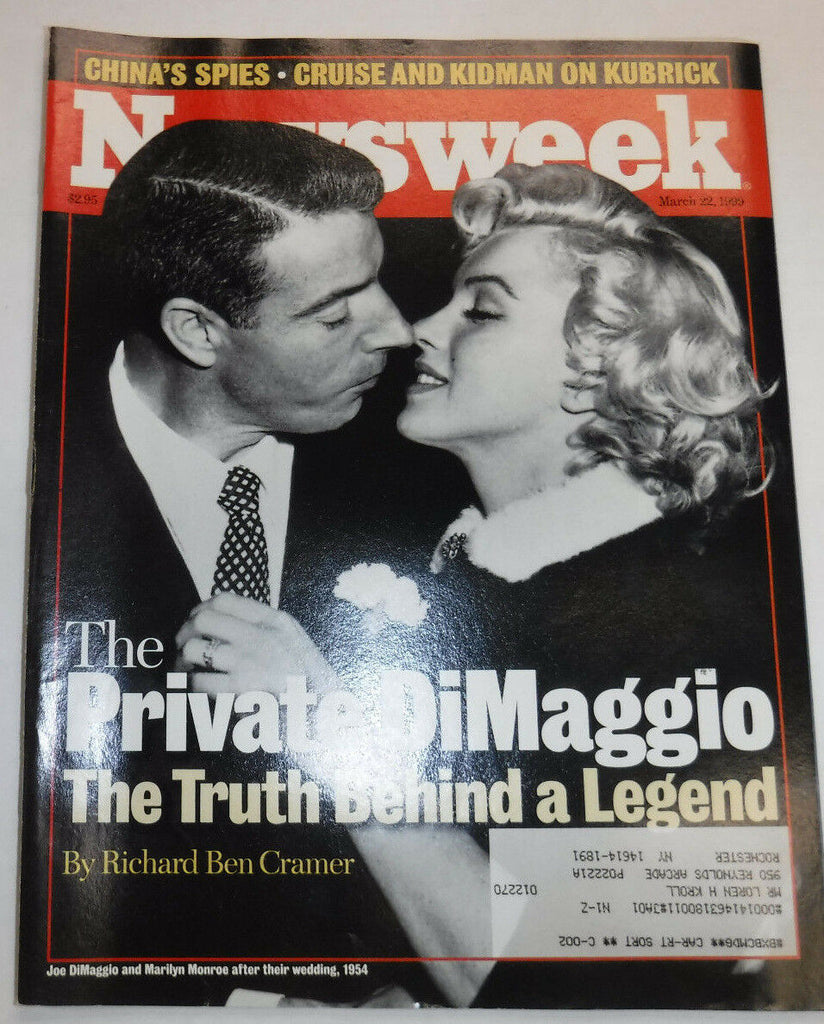 Newsweek Magazine Joe DiMaggio The Truth March 22, 1999 101816R