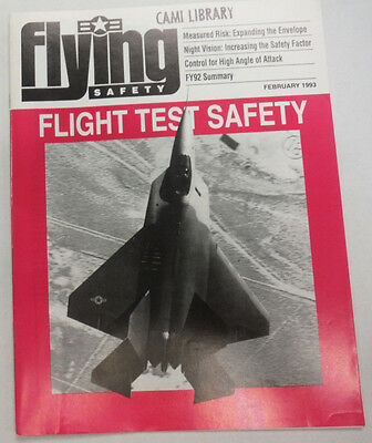 Flying Safety Magazine Flight Test Safety Night Vision February 1993 FAL 060115R