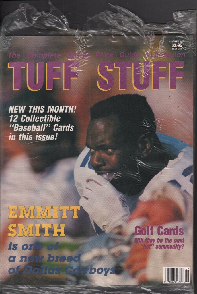 Tuff Stuff Price Guide September 1991 Emmitt Smith w/Mailer 013117DBE3