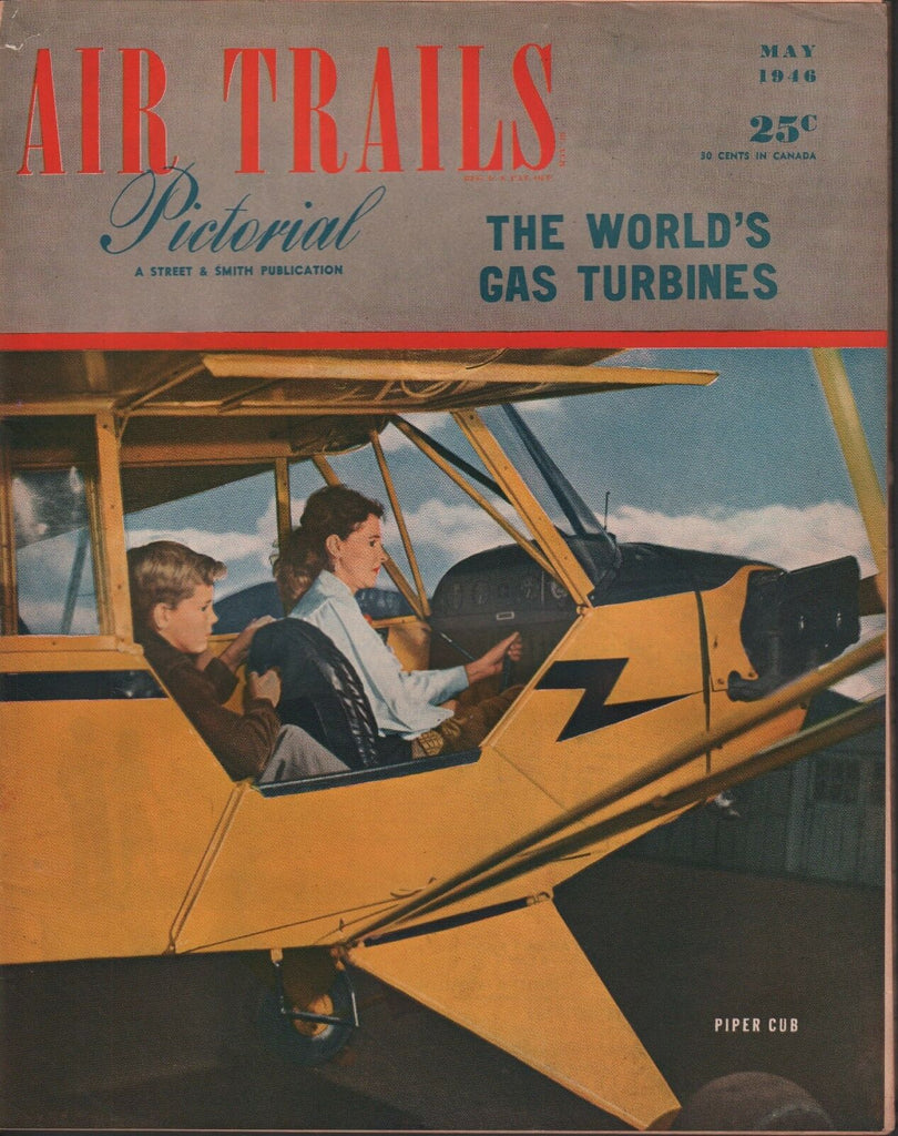 Air Trails May 1946 Piper Cub Gas Turbines 052218DBE