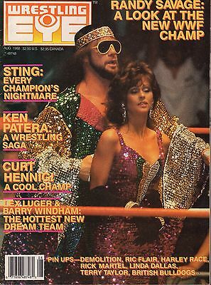 Wrestling EYE August 1988 Randy Savage, Sting, Ken Patera VG 072916DBE