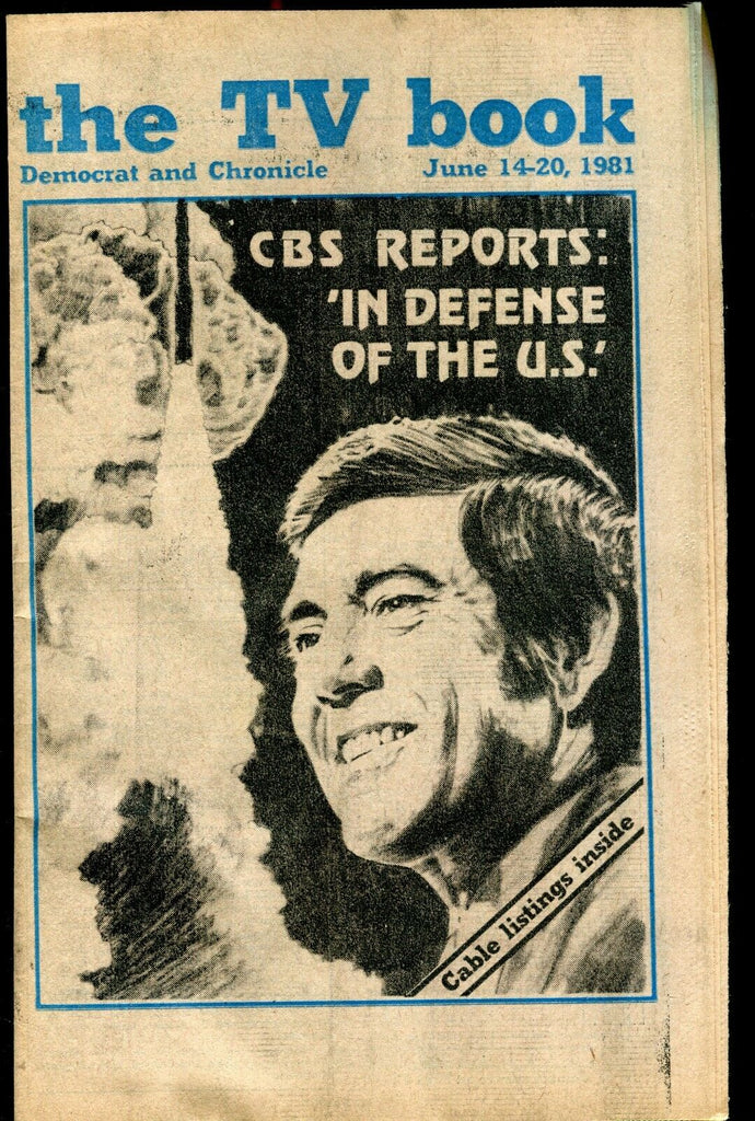 TV Book Democrat & Chronicle June 14-20 1981 Dan Rather EX 022117nonjhe