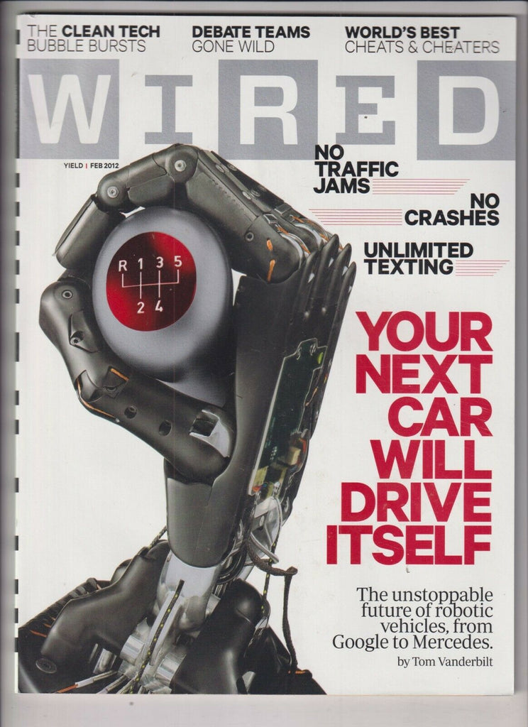 Wired Mag Your Next Car Will Drive Itself February 2012 111219nonr