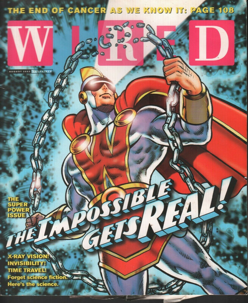 Wired August 2003 Super Power Issue 021819AME
