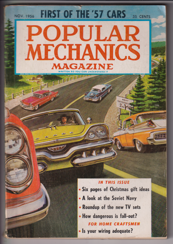 Popular Mechanics Mag First Of The '57 Cars November 1956 012120nonr