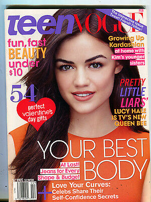 Teen Vogue Magazine February 2011 Lucy Hale EX 071216jhe