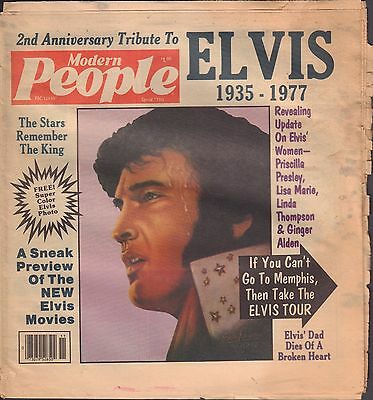 Modern people Special #7911 2nd Anniversary Elvis Tribute VG 021916DBE