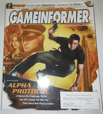 Gameinformer Magazine Alpha Protocol No.180 April 2008 091814R