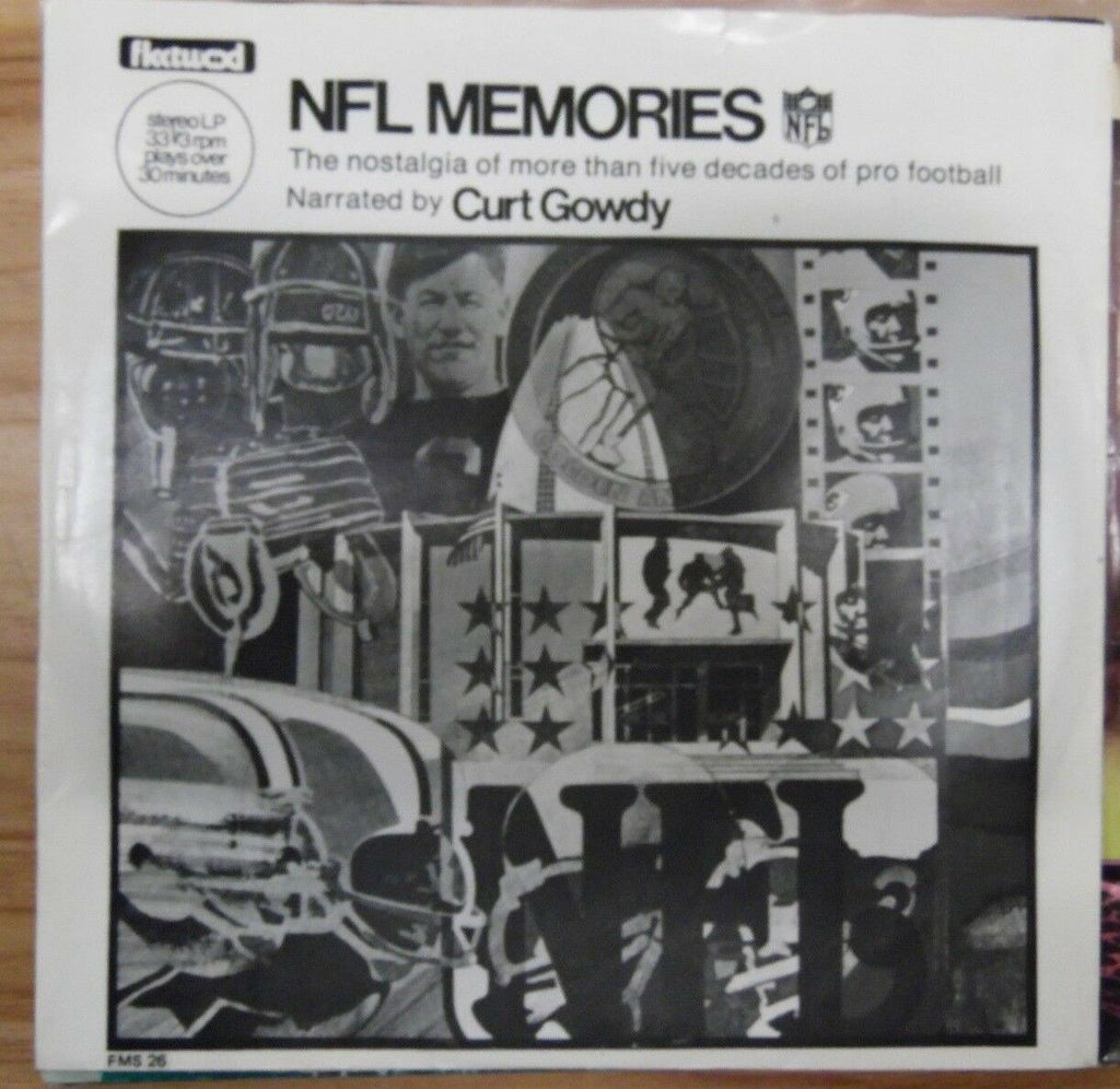 NFL Memories Curt Gowdy Fleetwood FMS 26 7"/33rpm 021518DB45