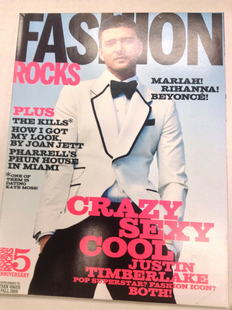 Fashion Rocks Magazine Justin Timberlake The Kills Fall 2008 Supple 050217nonrh