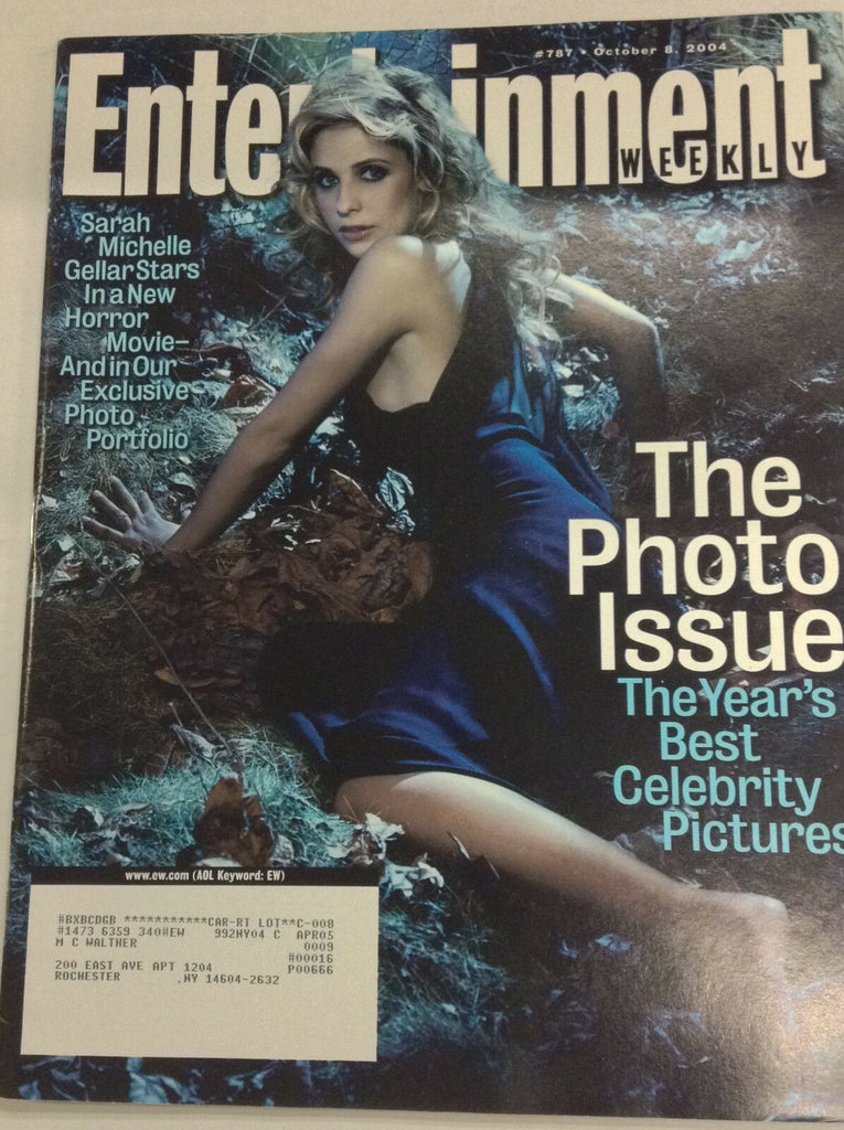 Entertainment Weekly Magazine Sarah Michelle Gellar October 8, 2004 050317nonr