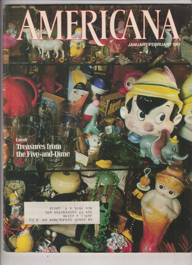 Americana Mag Treasures From Five And Dine jan/Feb 1981 033120nonrh