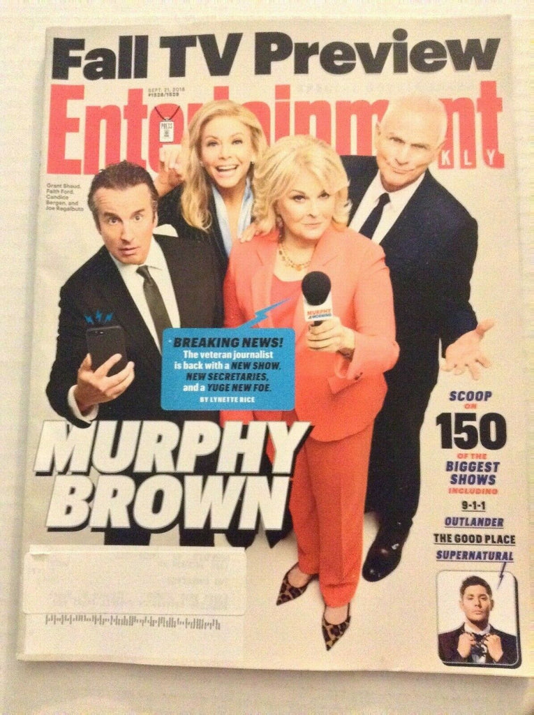 Entertainment Weekly Murphy Brown Fall TV Preview September 21, 2018 082419nonrh