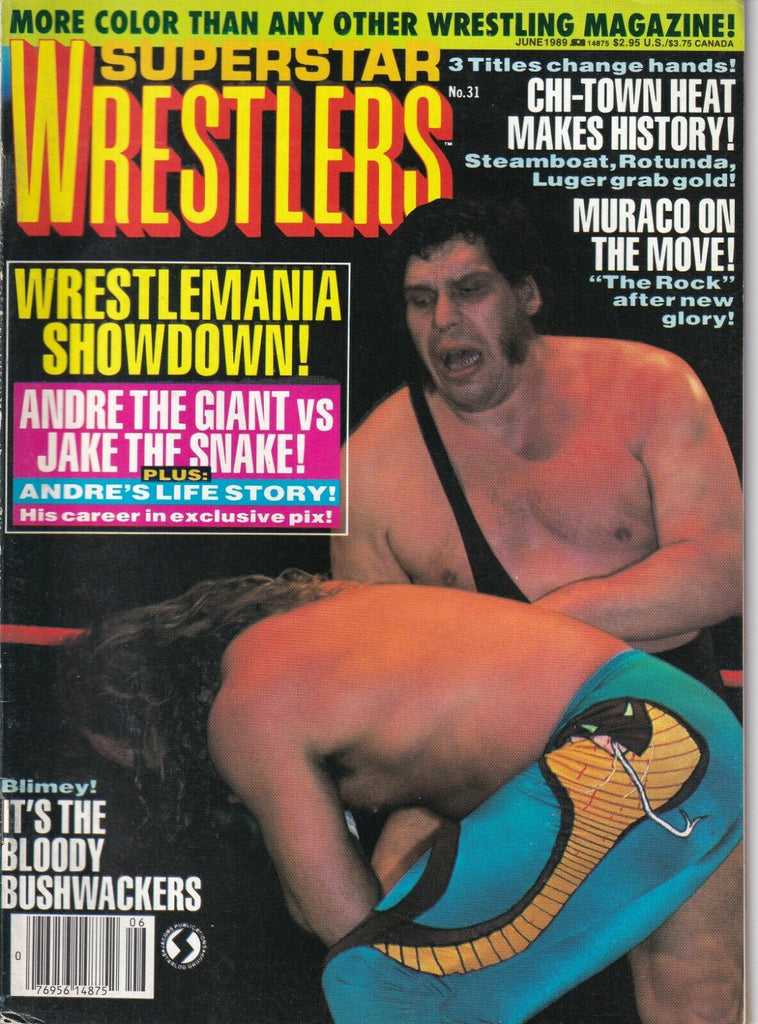 Superstar Wrestlers Magazine Andre The Giant June 1989 021219nonr