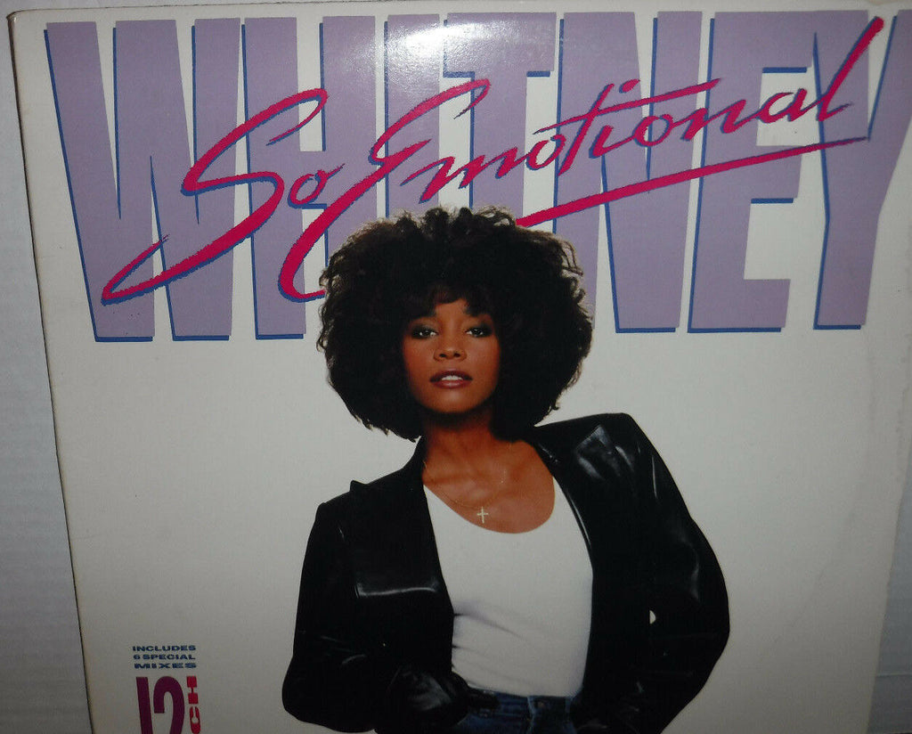Whitney Houston 12" single So Emotional 011518LLE