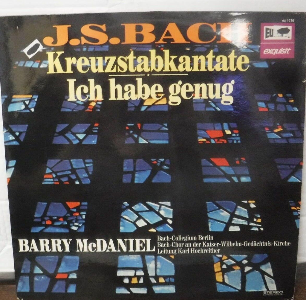J.S. bach Kreuzstabkantate Ich Habe Genug vinyl EX1210 031118LLE