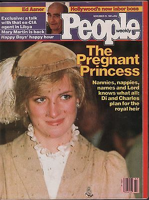 People Weekly November 23 1981 Princess Diana, Ed Asner EX 012716DBE