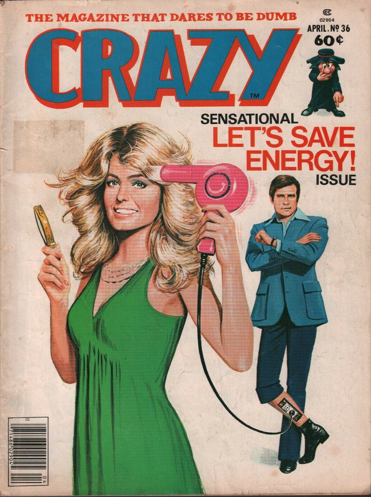Crazy April 1977 Farrah Fawcett Lee Majors 6 Million Dollar Man 082520AME