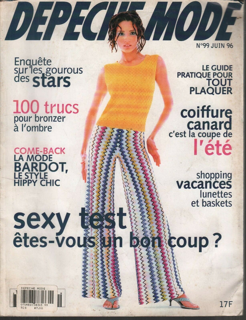 Depeche Mode French Magazine Juin 1996 Astrid Munoz 091319AME
