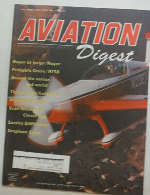 Aviation Digest Magazine Noyer At Large & Around The World July 1996 052015R