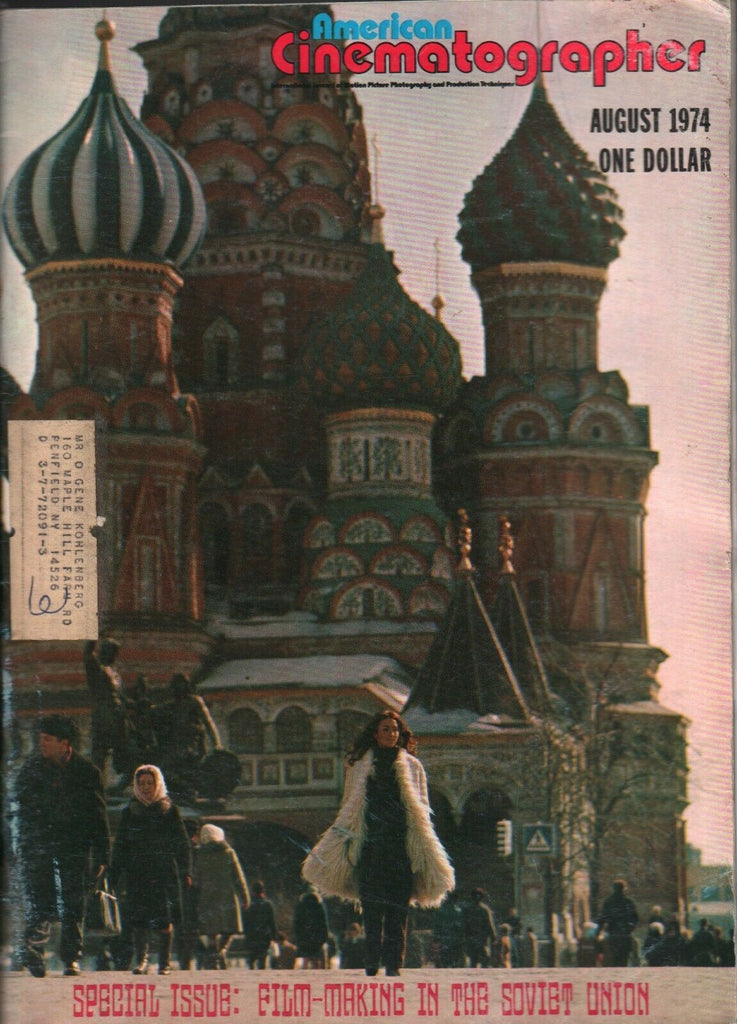 American Cinematographer August 1974 Film Making in the Soviet Union 010420AME