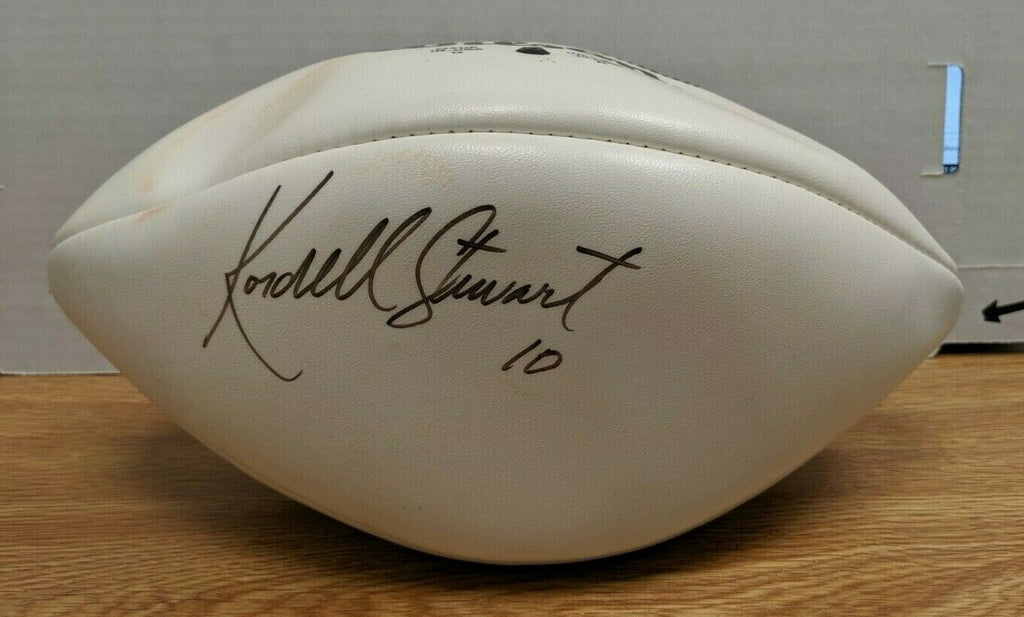 Kordell Stewart Pittsburgh Steelers Autographed Wilson Football w/COA 082119DBT2