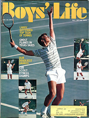 Boys' Life Magazine May 1977 Larry Gottfried Top Teen of Tennis EX 010716jhe