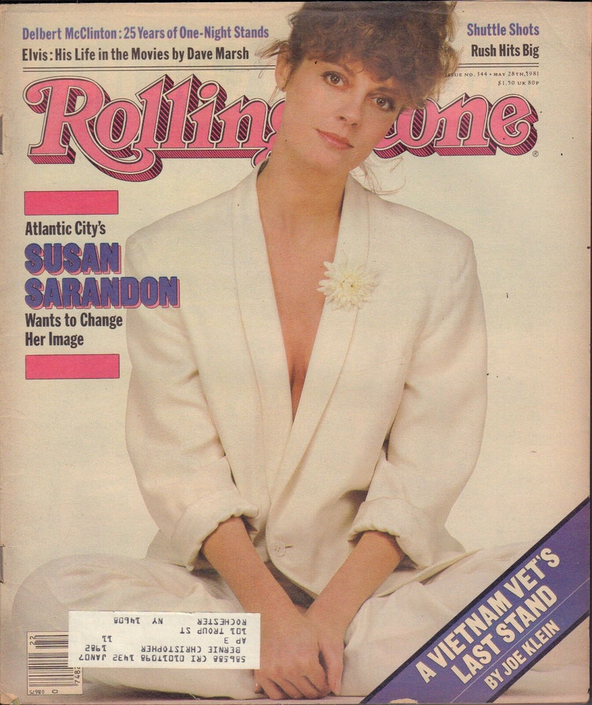 Rolling Stone May 28 1981 Susan Sarandon, Elvis Presley w/ML 122116DBE