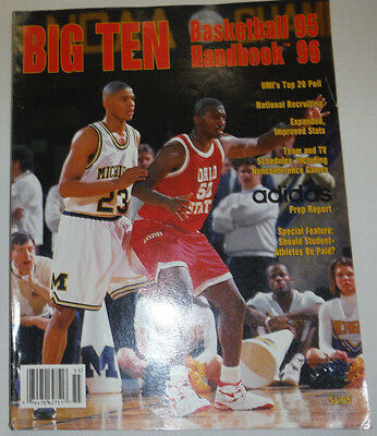 Big Ten Basketball Magazine Ohio Vs Michigan 1995-96 122314R2