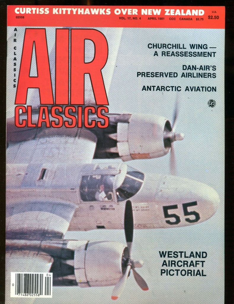 Air Classics Magazine April 1981 Westland Aircraft Pictorial EX No ML 120516jhe