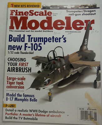 FineScale Modeler Magazine Build Trumpeter's New F-105 January 2004 042515R