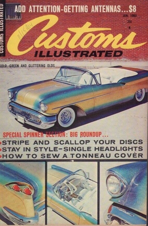 Customs Illustrated January 1963 Alex Walordy Clifford Darrow 122218DBE