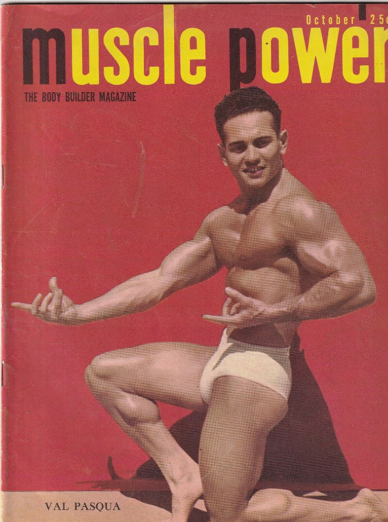 Muscle Power Magazine Val Pasqua Clyde Emerick October 1949 100319nonr