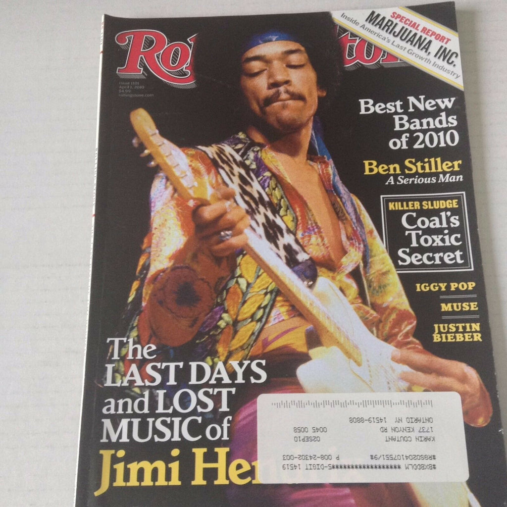 Rolling Stone Magazine Last Days With Jimi Hendrix April 1, 2010 051717nonrh