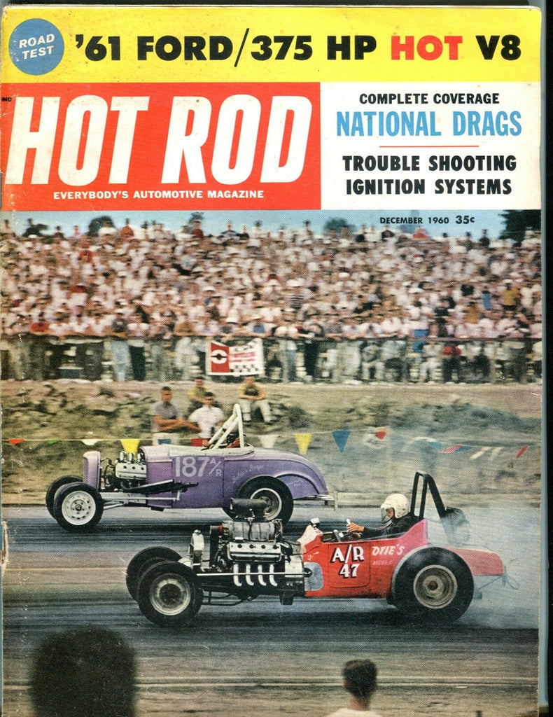 Hot Rod Magazine December 1960 '61 Ford EX No ML 050917nonjhe