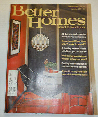 Better Homes And Gardens Magazine Cooking With Chocolate November 1967 122014R