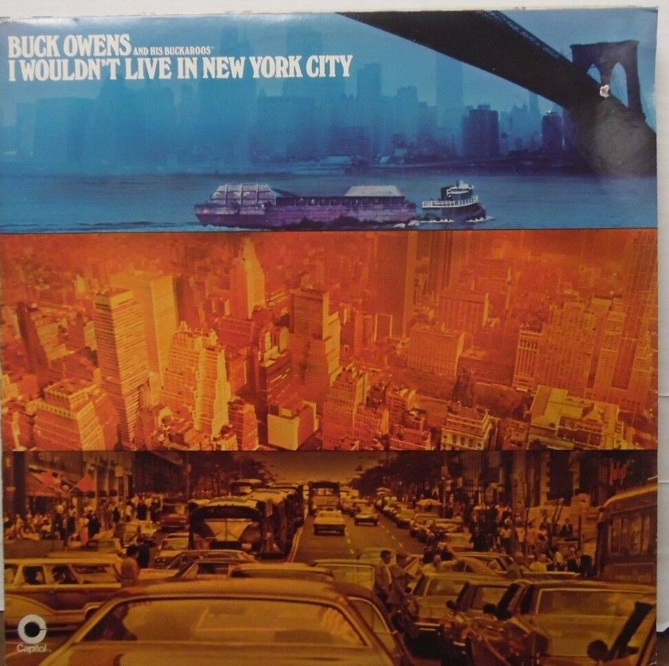 Buck Owens I would't live in New York City 33RPM ST-628 121016LLE#2